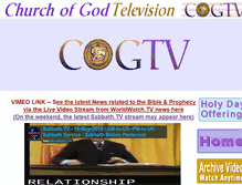 Tablet Screenshot of cogtv.org